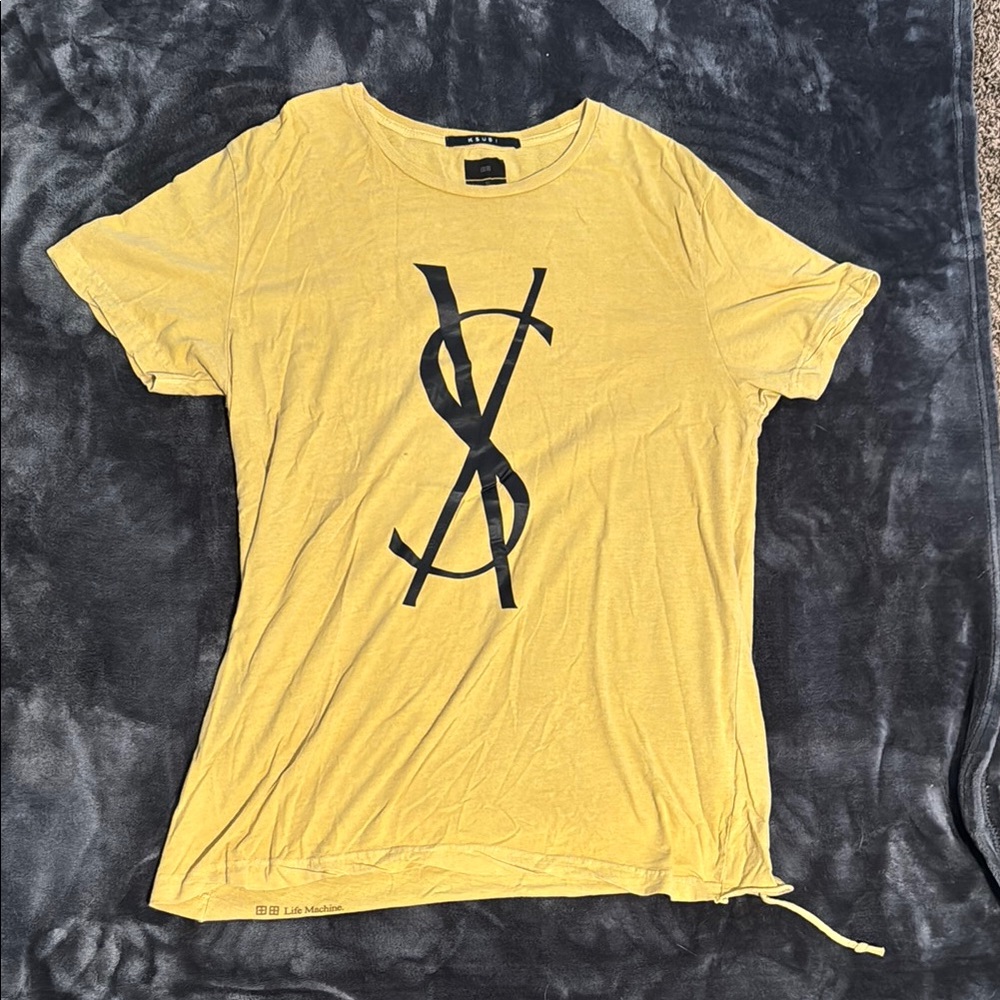 Yellow T-Shirt with Black Logo